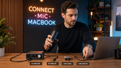 How to Connect a Microphone to a MacBook: Every Method Explained