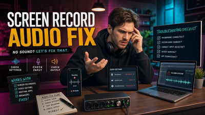 No Audio on Screen Recording? How to Fix It on Any Platform