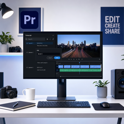 How to Edit Speaker Names in Premiere Pro (Step-by-Step)