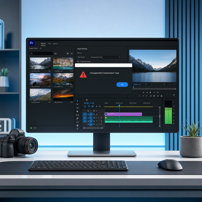 How to Fix “Unsupported Compression Type” Error in Premiere Pro