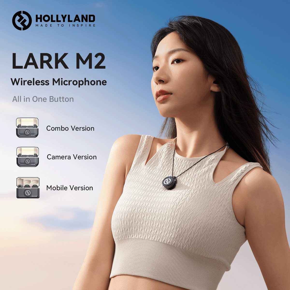 Hollyland LARK M2 Wireless LARK M2 TRANSMITTER (SHINE CHARCOAL)