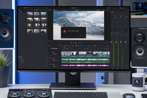 Auto Sync Failed in DaVinci Resolve: Causes and How to Fix It