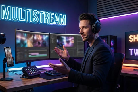 How to Multistream to YouTube Shorts and Twitch at the Same Time