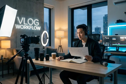 The Vlog Production Process: A Complete Step-by-Step Workflow