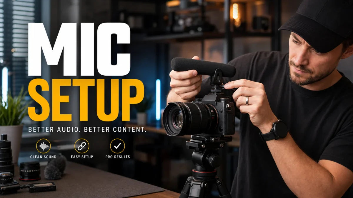 How to Attach a Microphone to a Camera: Step-by-Step Guide – Hollyland ...