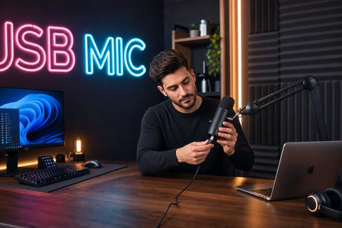 How to Set Up a USB Microphone on Windows and Mac (Step-by-Step)