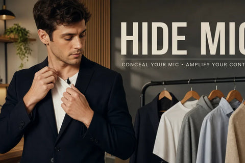 How to Hide a Lavalier Microphone: Placement Techniques for Every Clothing Type