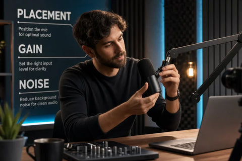 How to Optimize Microphone Pickup: Placement, Gain, and Noise Control