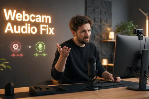 Webcam Has No Microphone? How to Fix It or Add an External Mic