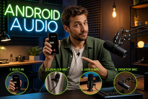 How to Record Audio on Android: 4 Methods From Built-In Apps to External Mics