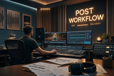 Audio Post Production Workflow: Every Stage Explained (From Session Handoff to Final Delivery)
