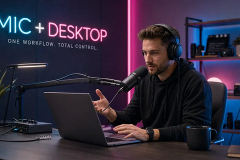 How to Capture Mic and Desktop Audio as a Single Mic Input