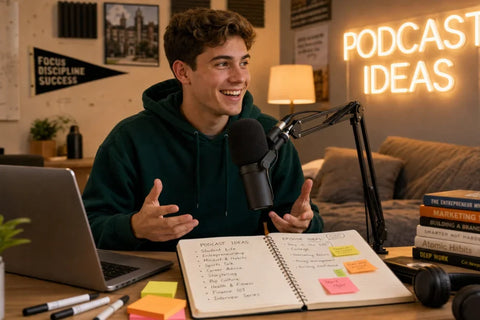 Podcast Ideas for Students: 60+ Topics to Launch Your Show Today
