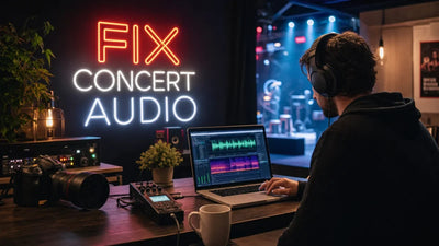 How to Fix Concert Audio: Step-by-Step Repair for Distorted, Muffled, and Noisy Recordings