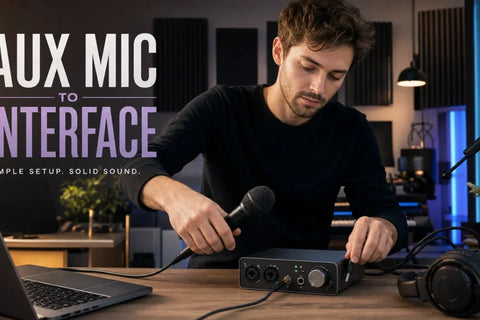 How to Use a Regular Aux Mic on an Audio Interface (Step-by-Step)
