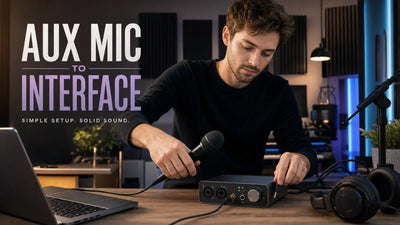 How to Use a Regular Aux Mic on an Audio Interface (Step-by-Step)