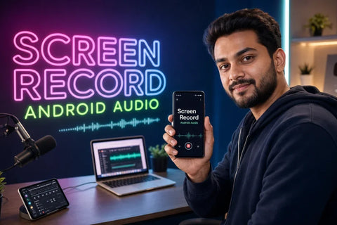 How to Record Screen and Audio on Android (Built-In Method + Best Apps)