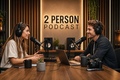 2 Person Podcast Setup: Gear, Software, and Configuration Guide