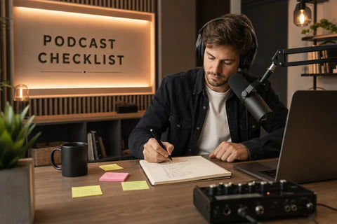The Complete Starting a Podcast Checklist: Every Step Before You Hit Record