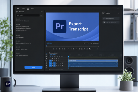 How to Export a Transcript from Premiere Pro (Step-by-Step)