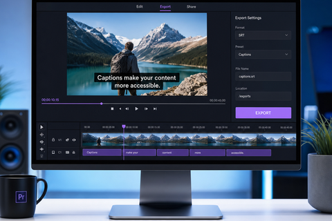 How to Export Captions in Premiere Pro (Step-by-Step)