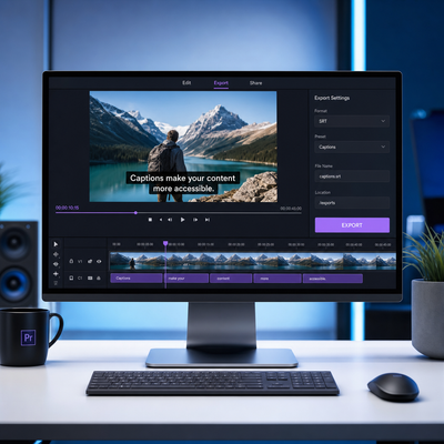 How to Export Captions in Premiere Pro (Step-by-Step)