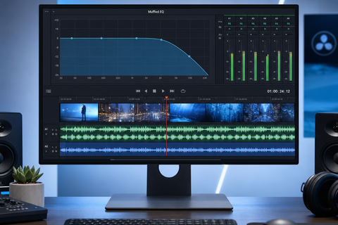 How to Make Audio Sound Muffled in DaVinci Resolve