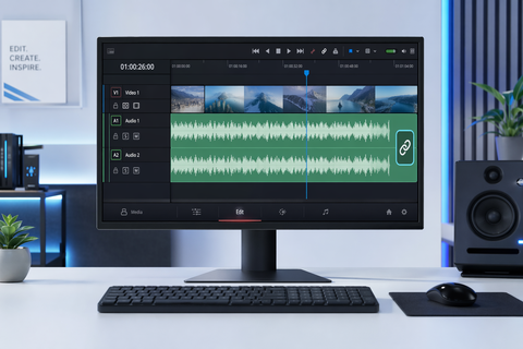 How to Pair Audio Tracks Together in DaVinci Resolve (Step-by-Step)