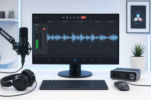 How to Record Audio in DaVinci Resolve (Step-by-Step Guide)