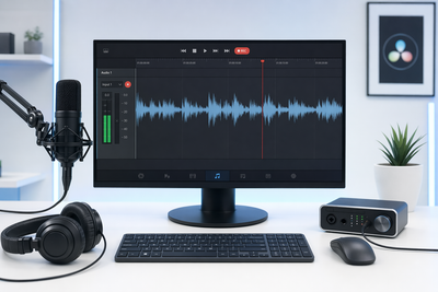 How to Record Audio in DaVinci Resolve (Step-by-Step Guide)