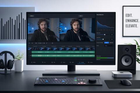 How to Reduce Noise in DaVinci Resolve: Audio and Video (Step-by-Step)