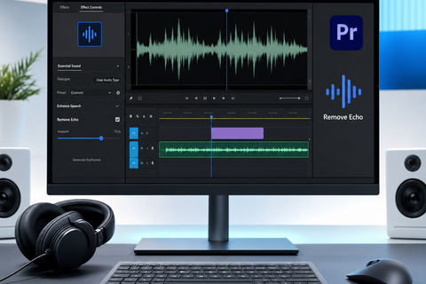 How to Remove Echo in Premiere Pro (Step-by-Step)