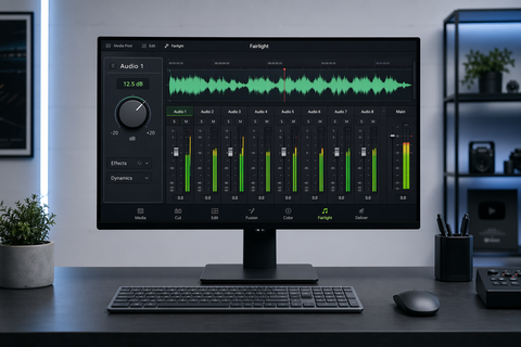 How to Set Track Amplitude Above 10 dB in DaVinci Resolve