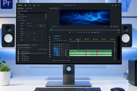 How to Use the Remix Tool in Premiere Pro (Step-by-Step Guide)