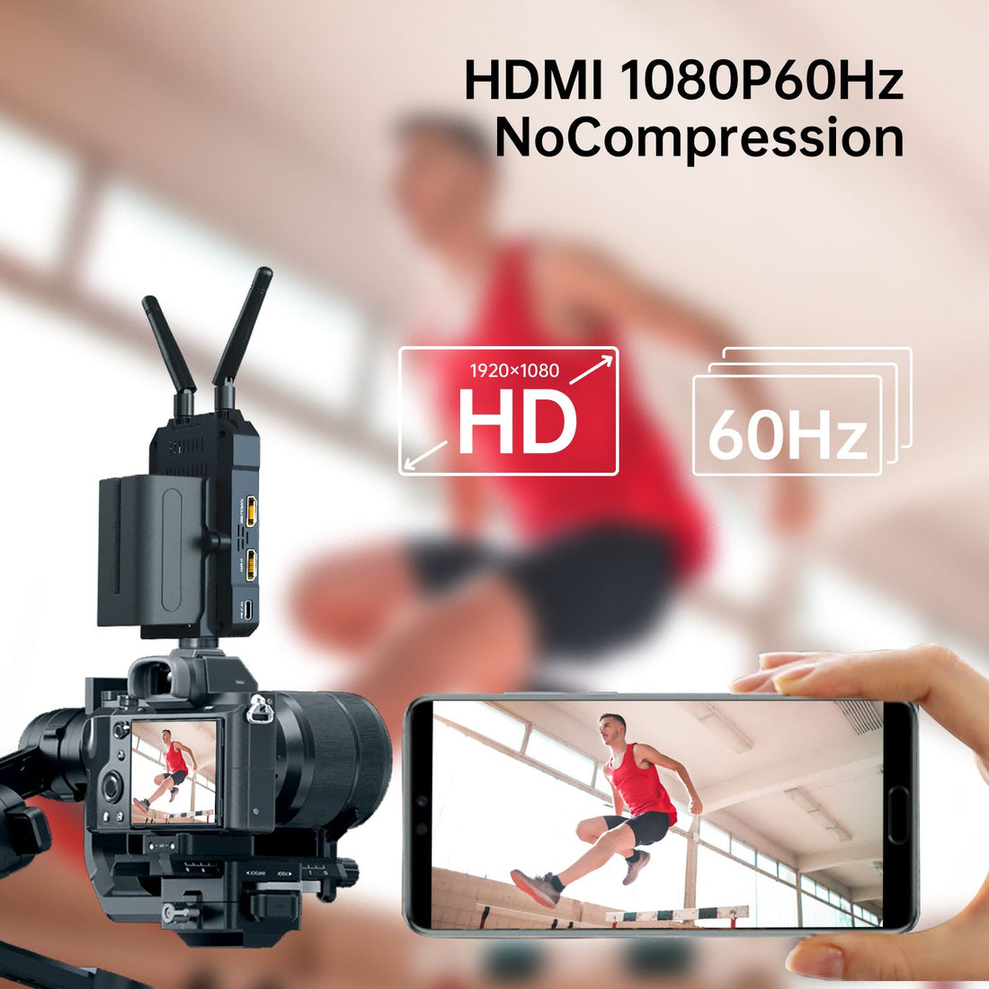 MARS 300 Dual HDMI-compatible Wireless 1080P Video Transmission