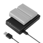 Dual-Slot Charger for NP-F970/750/550 Batteries