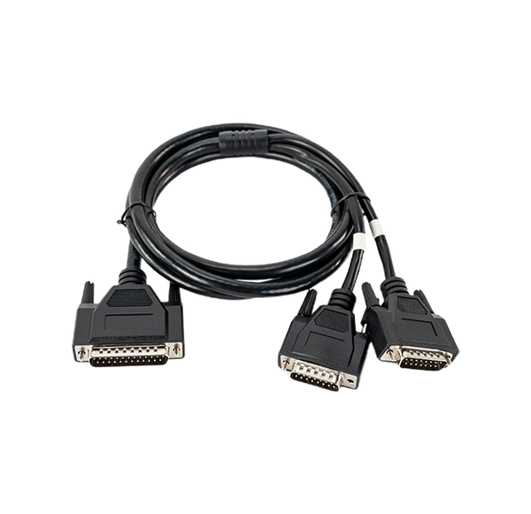 DB25 Male to Dual DB15 Male Tally Cable