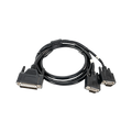 DB25 Male to Dual HDB15 Male Tally Cable