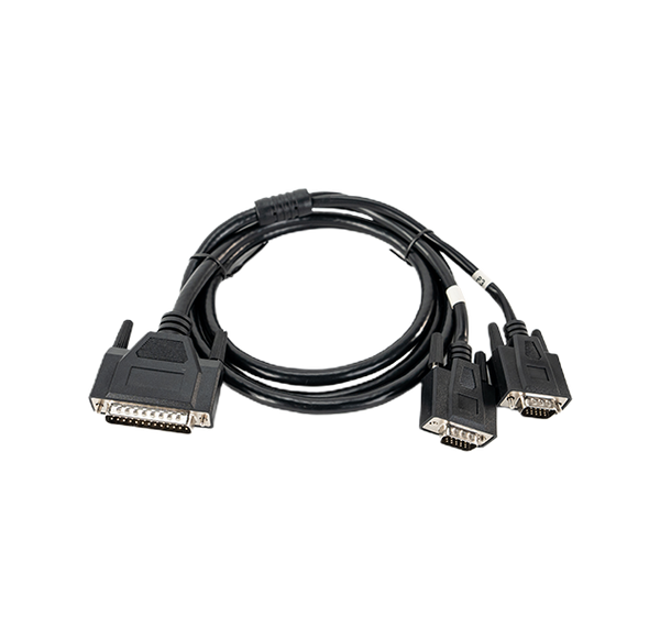 DB25 Male to Dual HDB15 Male Tally Cable