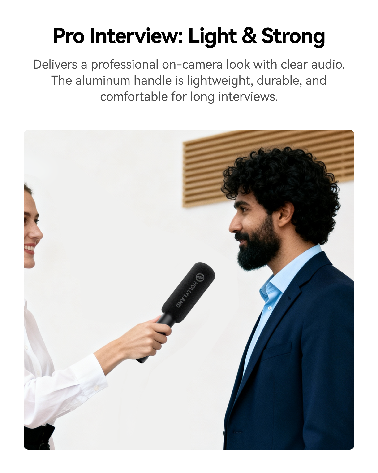 Hollyland Interview Adapter for Wireless Microphones (Handheld/Desktop)