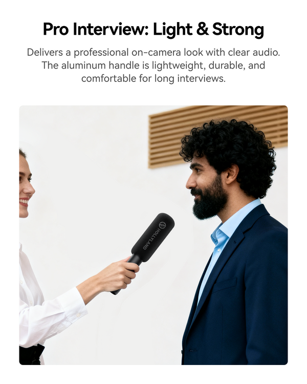 Hollyland Interview Adapter for Wireless Microphones (Handheld/Desktop)