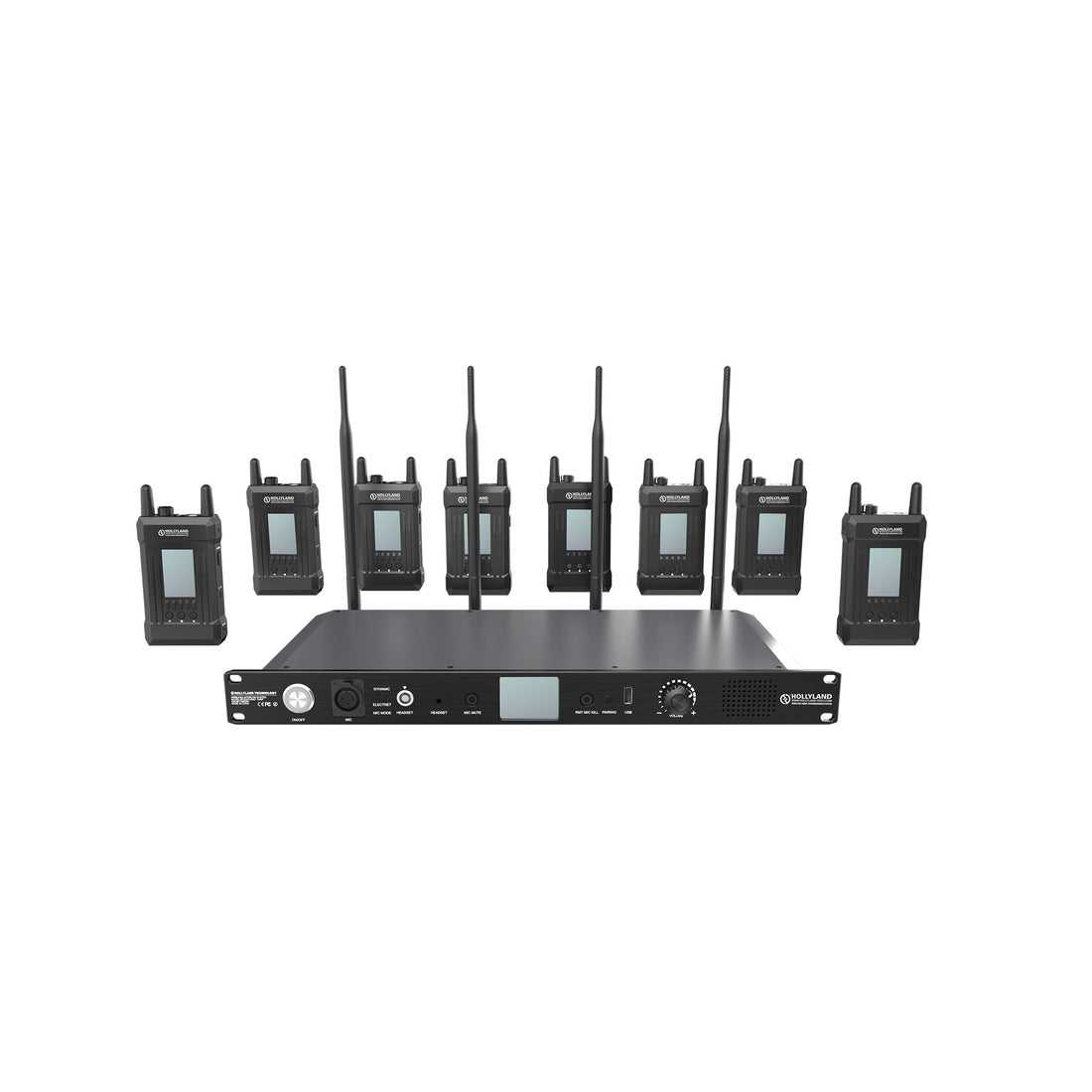 Livecom 1000ft Wireless Intercom System with 4 Beltpacks