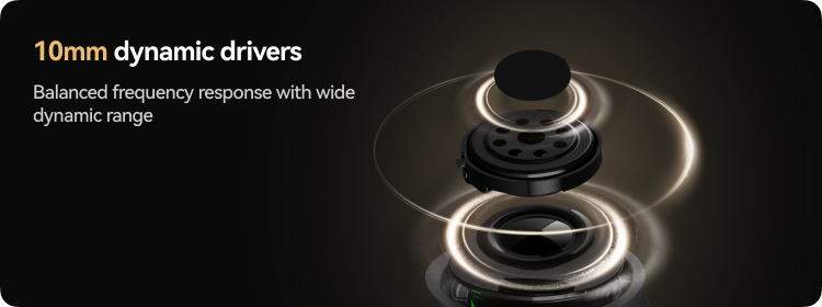 10mm dynamic drivers