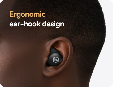Ergonomic ear-hook design